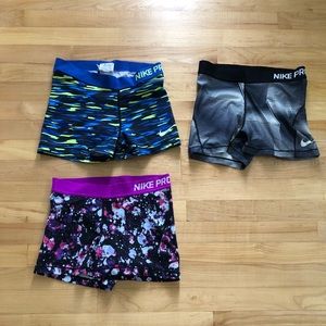 Nike pro shorts